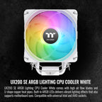 Thermaltake UX200 SE White ARGB CPU Cooler AM5/AM4/LGA1700