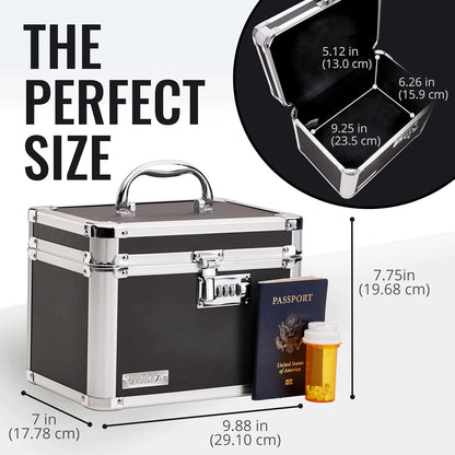 Vaultz VZ00102 Black Combination Lock Box