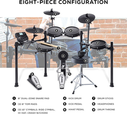 Alesis Drums Nitro Mesh Kit: Complete Electric Drum Set Bundle