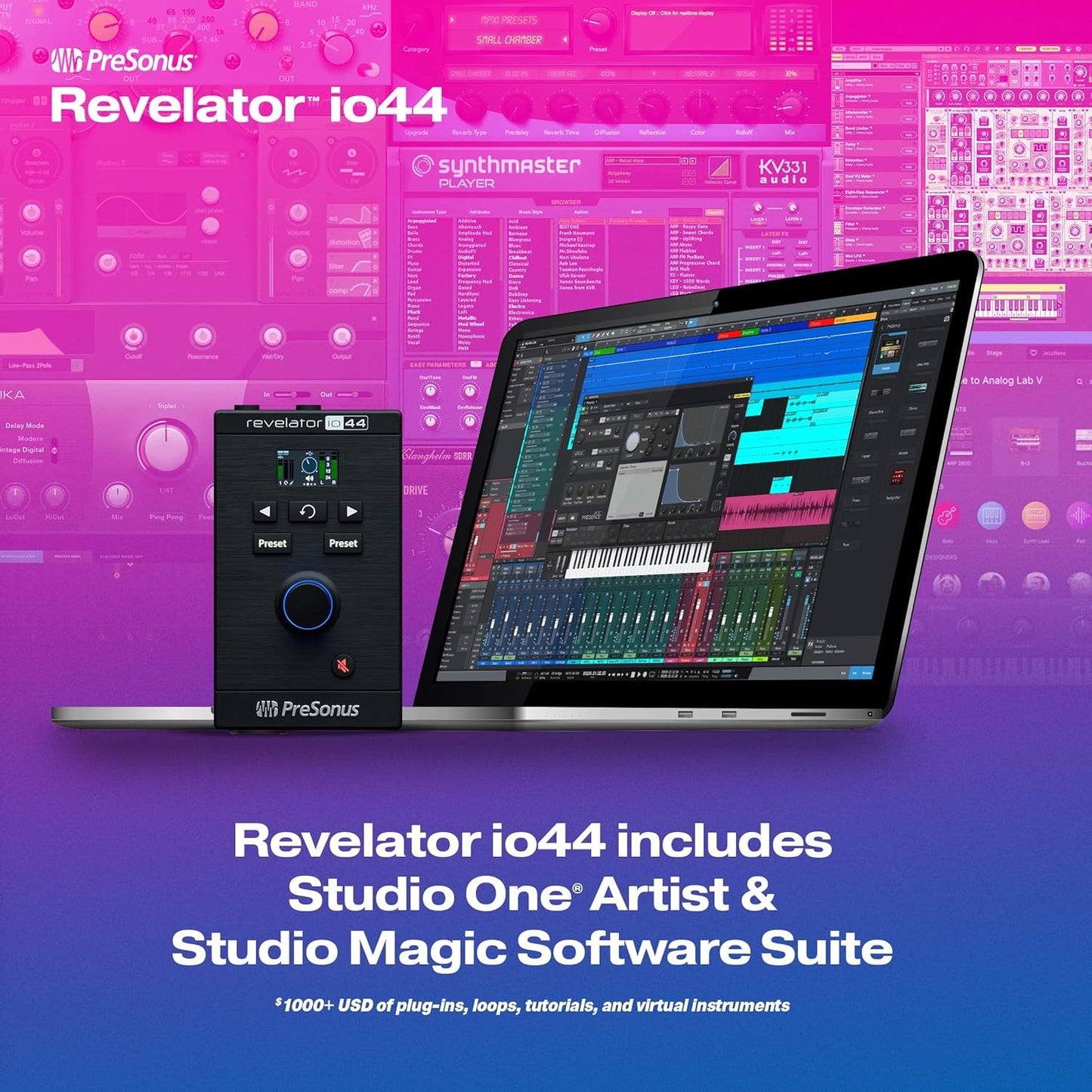 PreSonus Revelator io44 USB-C Audio Interface