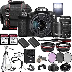 Canon eos Rebel 90D DSLR Camera Bundle