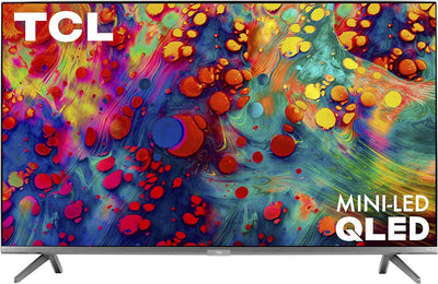 TCL 65R635 65" 6-Series 4K UHD QLED Roku TV (Renewed)