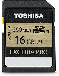 Toshiba THN-N101K0160U6 16GB Exceria Pro UHS-II SD Card — main product image