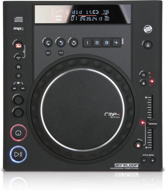 Reloop AMS-RMP-1-SCRATCH-MK2 Table Top Scratch CD Player