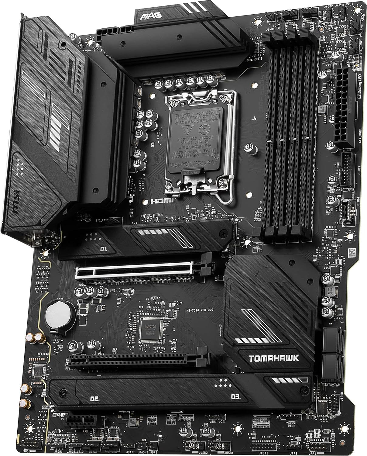 MSI B760TAMAWIFI MAG Tomahawk Gaming Motherboard DDR5