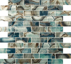 MSI AMZ-MD-00331-SAM Night Sky Glass Interlocking Subway Tile Sample