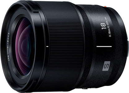 Panasonic S-S18 18mm F1.8 Lumix S Lens Wide Angle