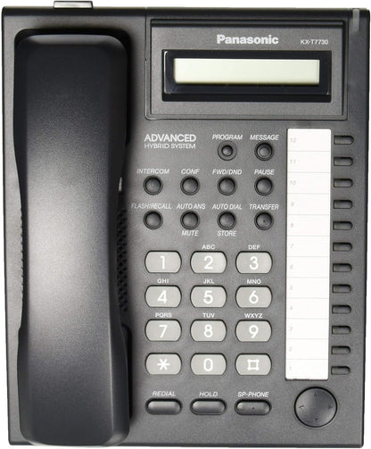 Panasonic KX-T7730 Telephone Black Renewed