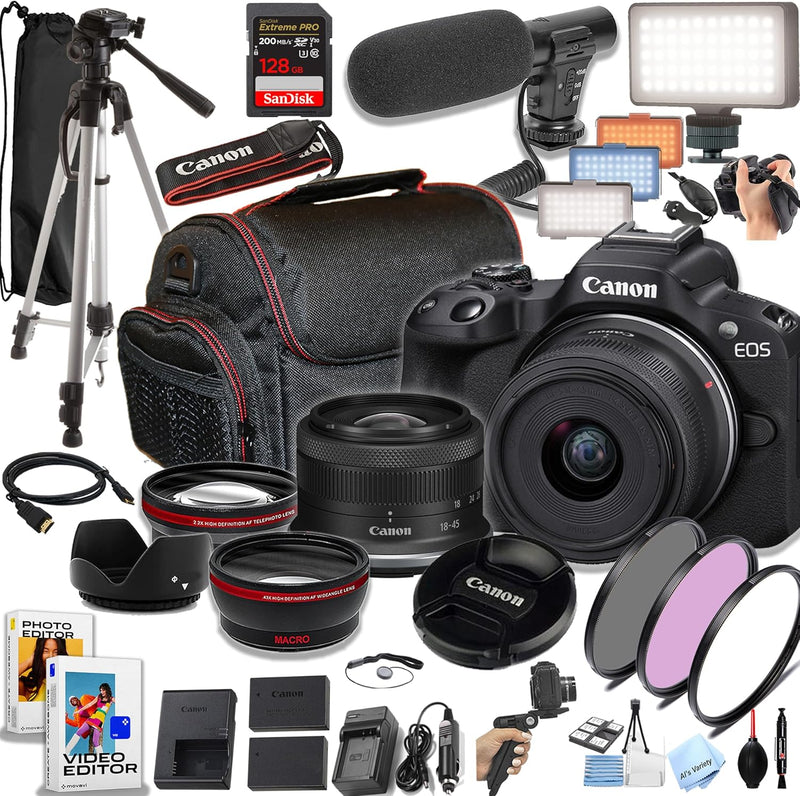 Canon R50 Mirrorless Camera 18-45mm Kit (Renewed) — main product image