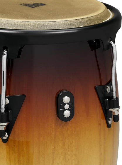 Latin Percussion LPA647-VSB Aspire Wood Congas 11" & 12" with Stand