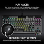 Corsair CH-911901A K70 RGB TKL Gaming Keyboard - OPX (Renewed)