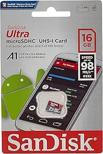 SanDisk SDSQUAR-016G 16GB Ultra Micro SD Card 2-Pack