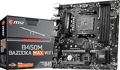 MSI B450M BAZOOKA MAX WIFI AMD Ryzen Gaming Motherboard