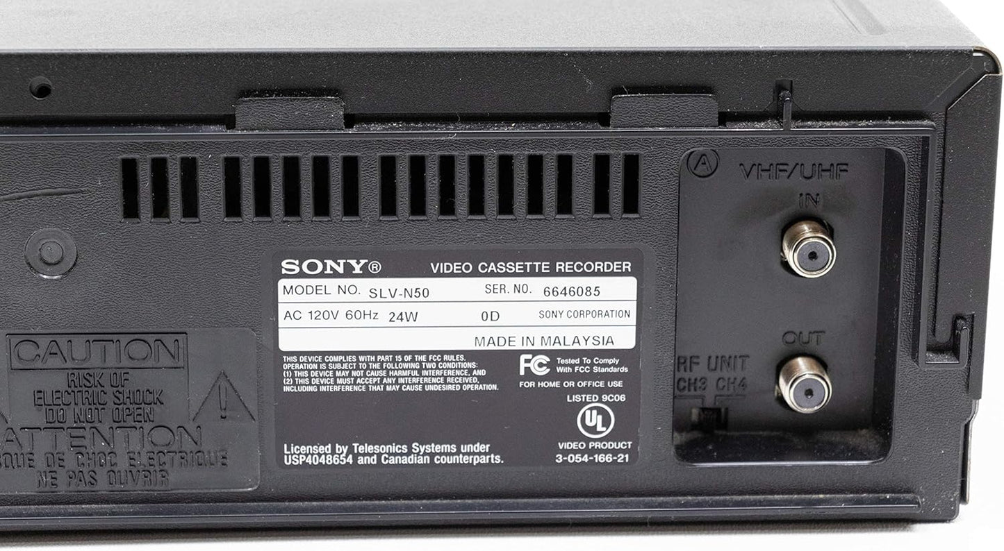 Sony SLV-N50 Hi-Fi Stereo VHS VCR Player