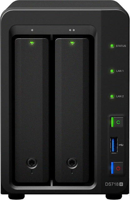 Synology DS718+ 2-Bay NAS DiskStation Diskless