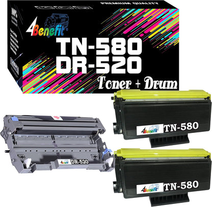 Dell 4B-BR-TN580 Compatible Toner Cartridge & Drum Unit