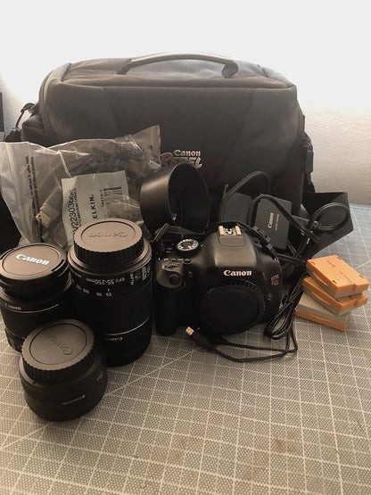 Canon 1159C003 Rebel T6 DSLR 18-55mm Lens Kit Renewed