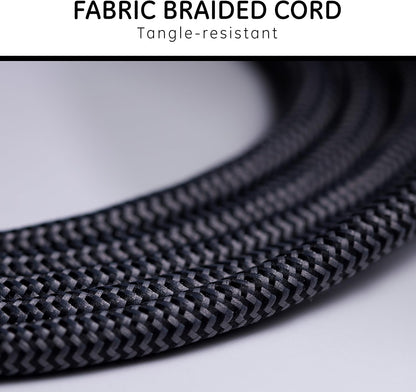 GE 41282 8ft Braided 3-Outlet Extension Cord