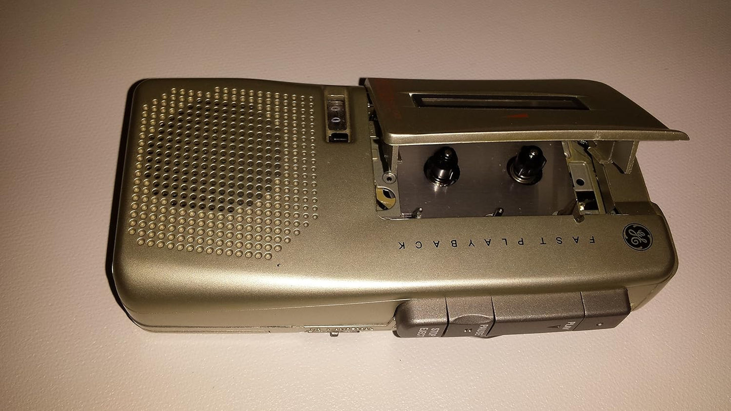 GE 35383 Micro Cassette Recorder AVR Batteries Tapes