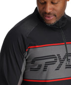 Spyder 38A125314 Men's Paramount Zip T-Neck Mid-Layer