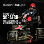 Numark PT01 Scratch Portable DJ Turntable