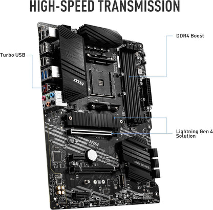 MSI B550-A PRO Gaming Motherboard AM4 PCIe 4.0 Renewed
