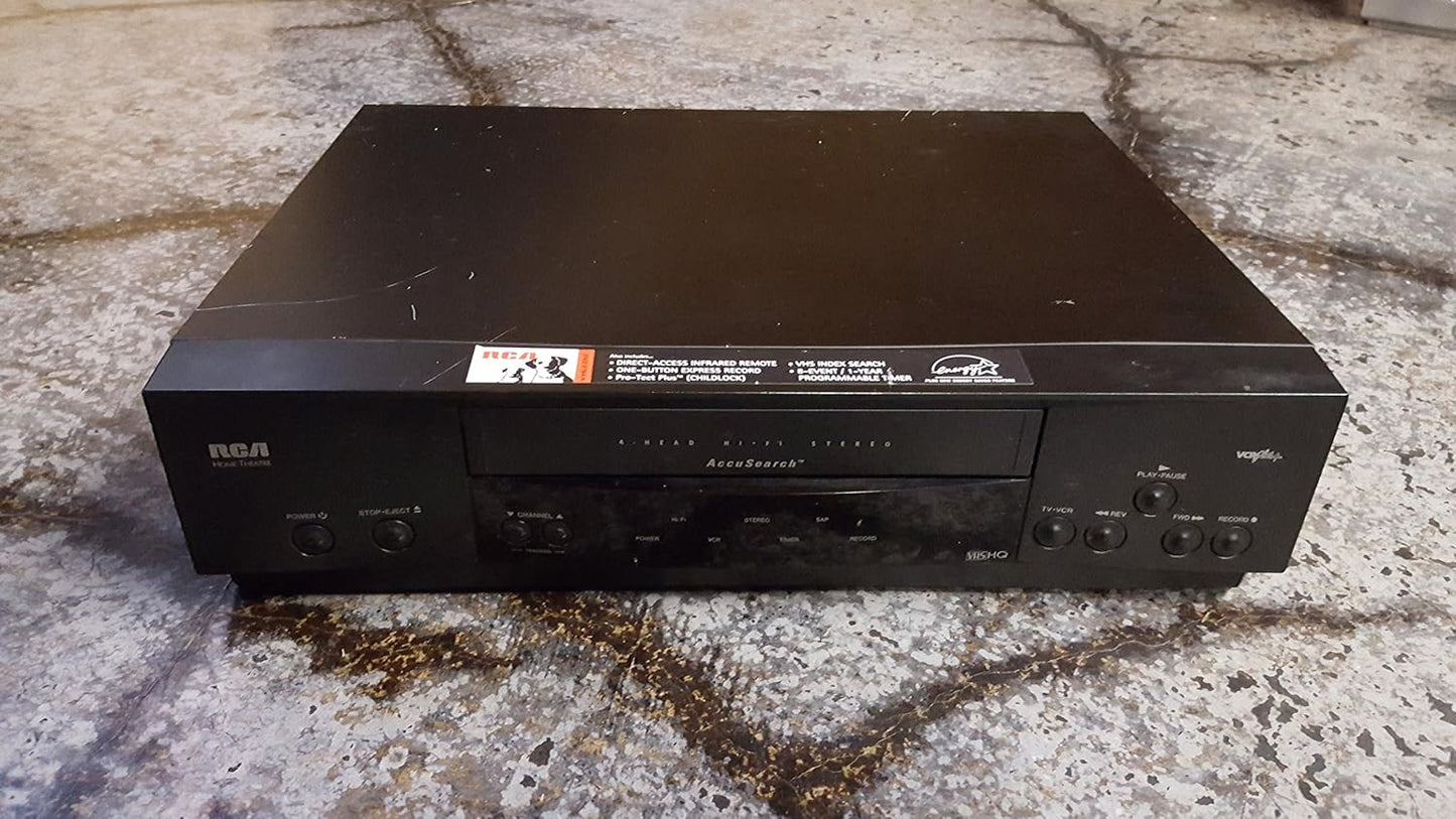 RCA VR622HF 4-Head Hi-Fi VCR Player Recorder