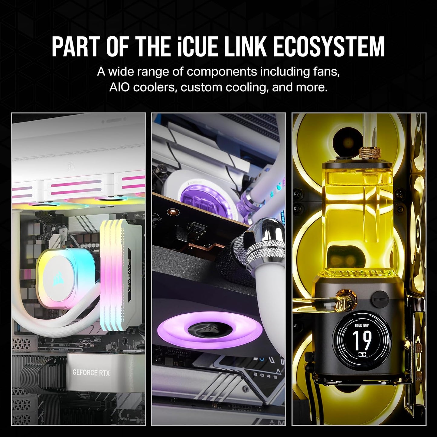 Corsair CO-9051008-WW iCUE LINK QX140 RGB Fan Kit