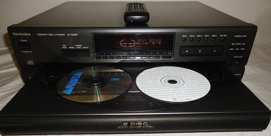 Technics SL-PD688 5-Disc CD Changer Black