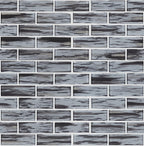 MSI AMZ-MD-00334-SAM Verde Glass Subway Tile Sample