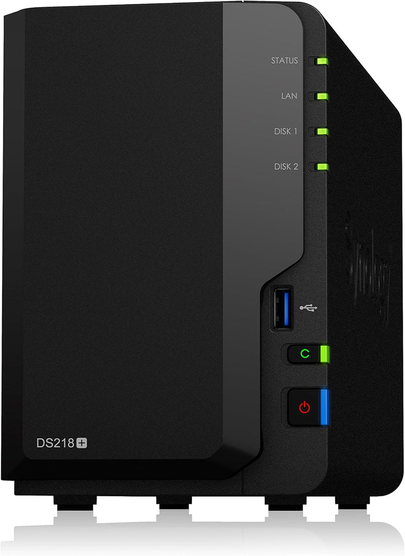 Synology DS218+ 2-Bay NAS DiskStation (Diskless) — main product image