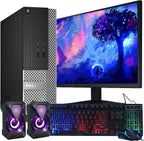 Dell 7010/9010/3010 i5 Desktop PC 16GB 2TB Monitor