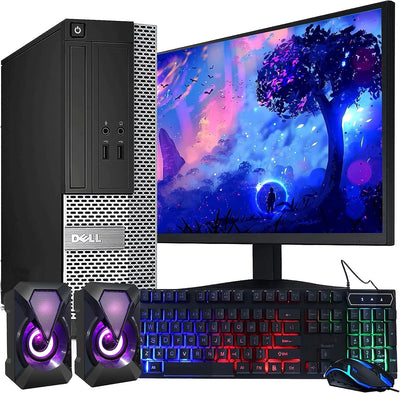 Dell 7010/9010/3010 i5 Desktop PC 16GB 2TB Monitor