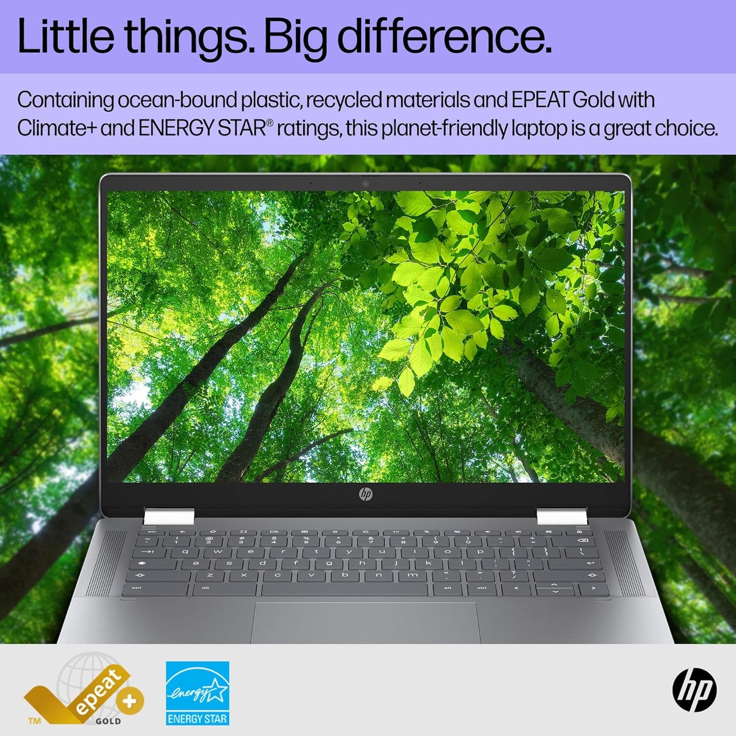 HP 9P989UA#ABA Chromebook Plus x360 14" Touch