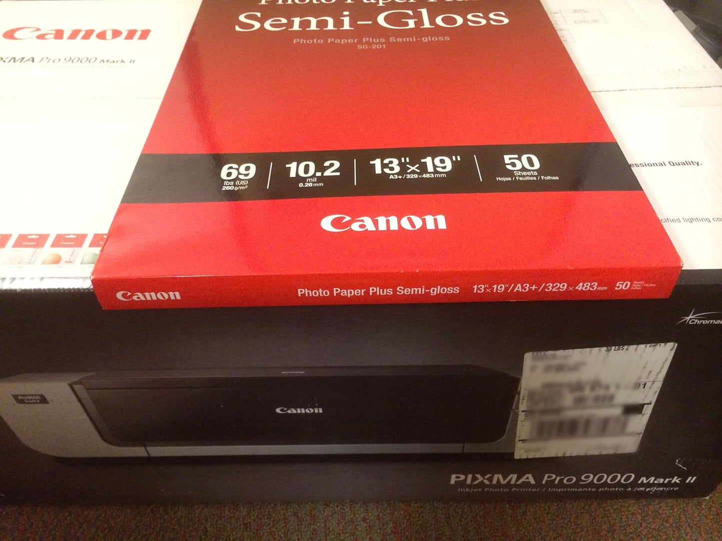 Canon 3295B002 PIXMA Pro9000 Mark II: Inkjet Photo Printer