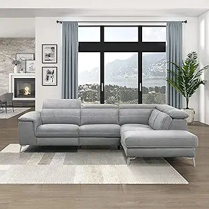 Lexicon 194840135944 Murphy Gray Power Reclining Sectional