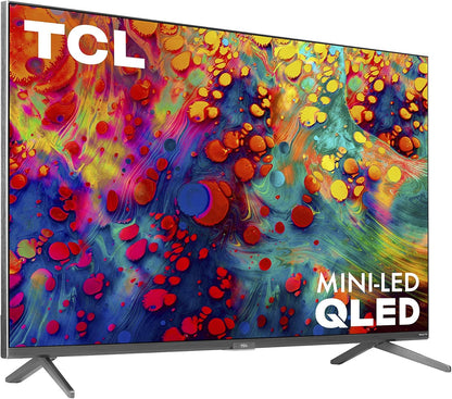 TCL 65R635 65" 6-Series 4K UHD QLED Roku TV (Renewed)