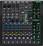 Gravity PROFX10V3+TH02+XLR(2)+M Mackie 10-Channel Mixer Bundle