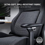 Razer RZ38-03950300-R3U1 Iskur XL Fabric Gaming Chair - Dark Gray