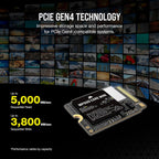 Corsair CSSD-F1000GBMP600CMN MP600 CORE Mini 1TB SSD