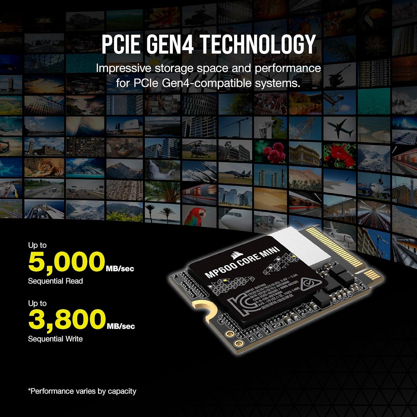 Corsair CSSD-F1000GBMP600CMN MP600 CORE Mini 1TB SSD