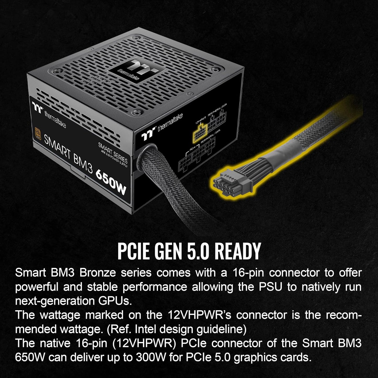 Thermaltake PS-SPD-0650MNFABU-3 650W ATX 3.0 PSU