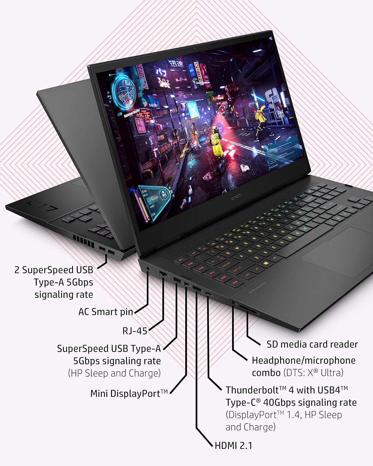 HP OMEN 17.3" 165Hz RTX 3070 Ti Gaming Laptop