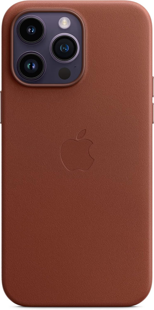 Apple iPhone 14 Pro Max Leather Case MagSafe Umber