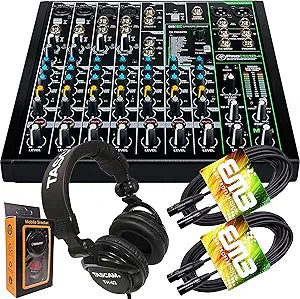 Mackie ProFX10v3 10-Channel Mixer USB Effects Bundle