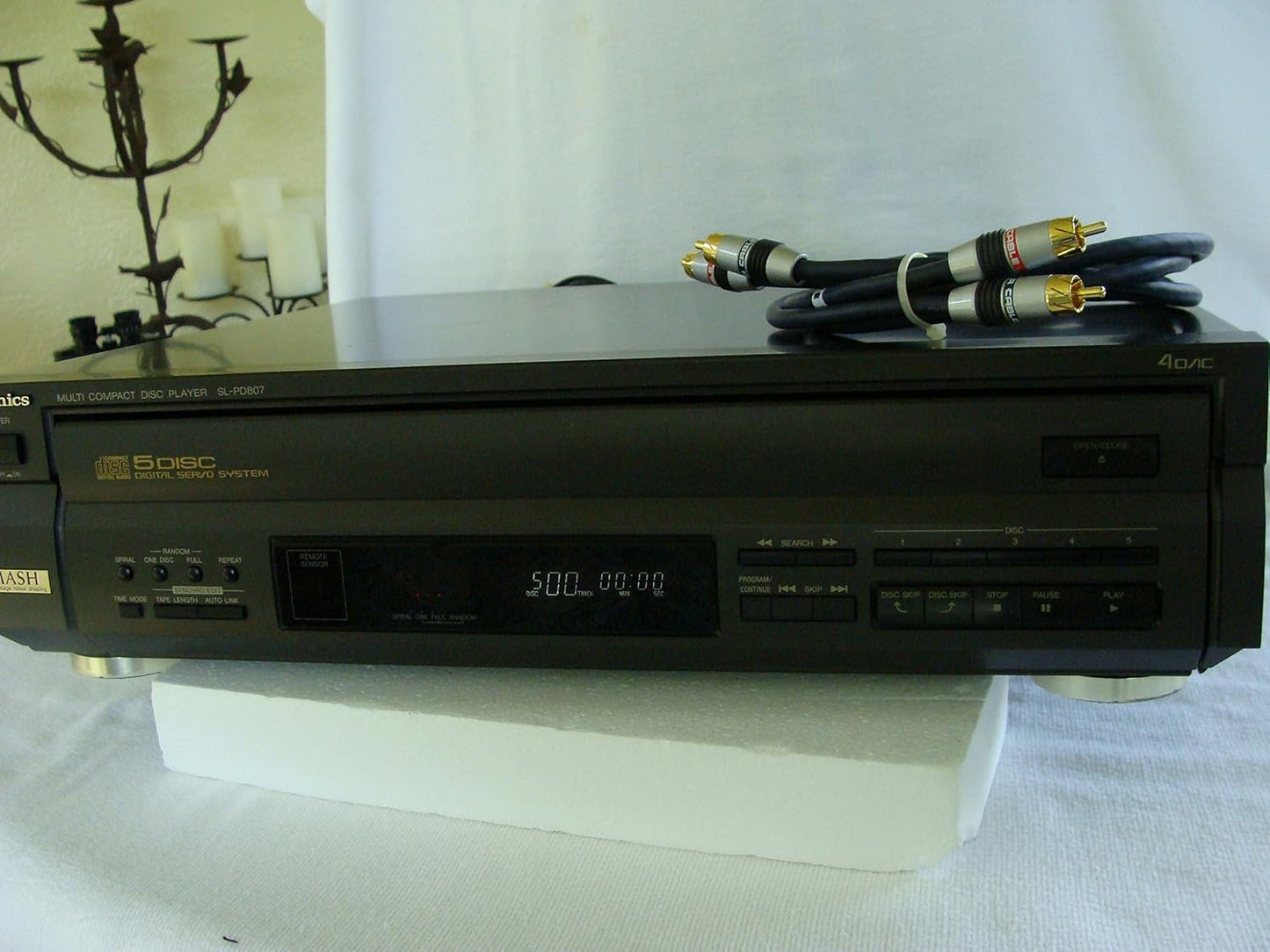 Technics SL-PD807 5-Disc CD Player MASH