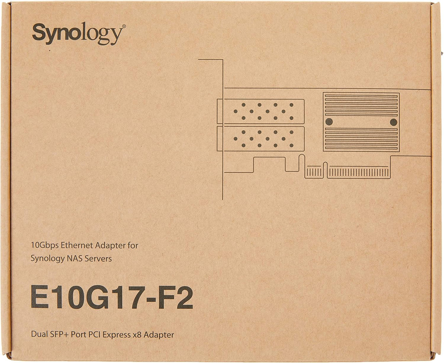 Synology E10G17-F2 Dual-Port 10GB SFP+ Ethernet Adapter