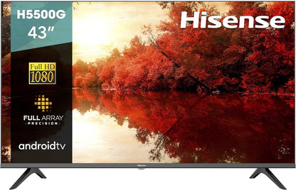 Hisense 43H5500G 43" 1080p Android Smart TV (Renewed)