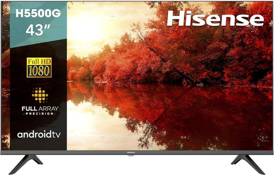 Hisense 43H5500G 43" 1080p Android Smart TV (Renewed)