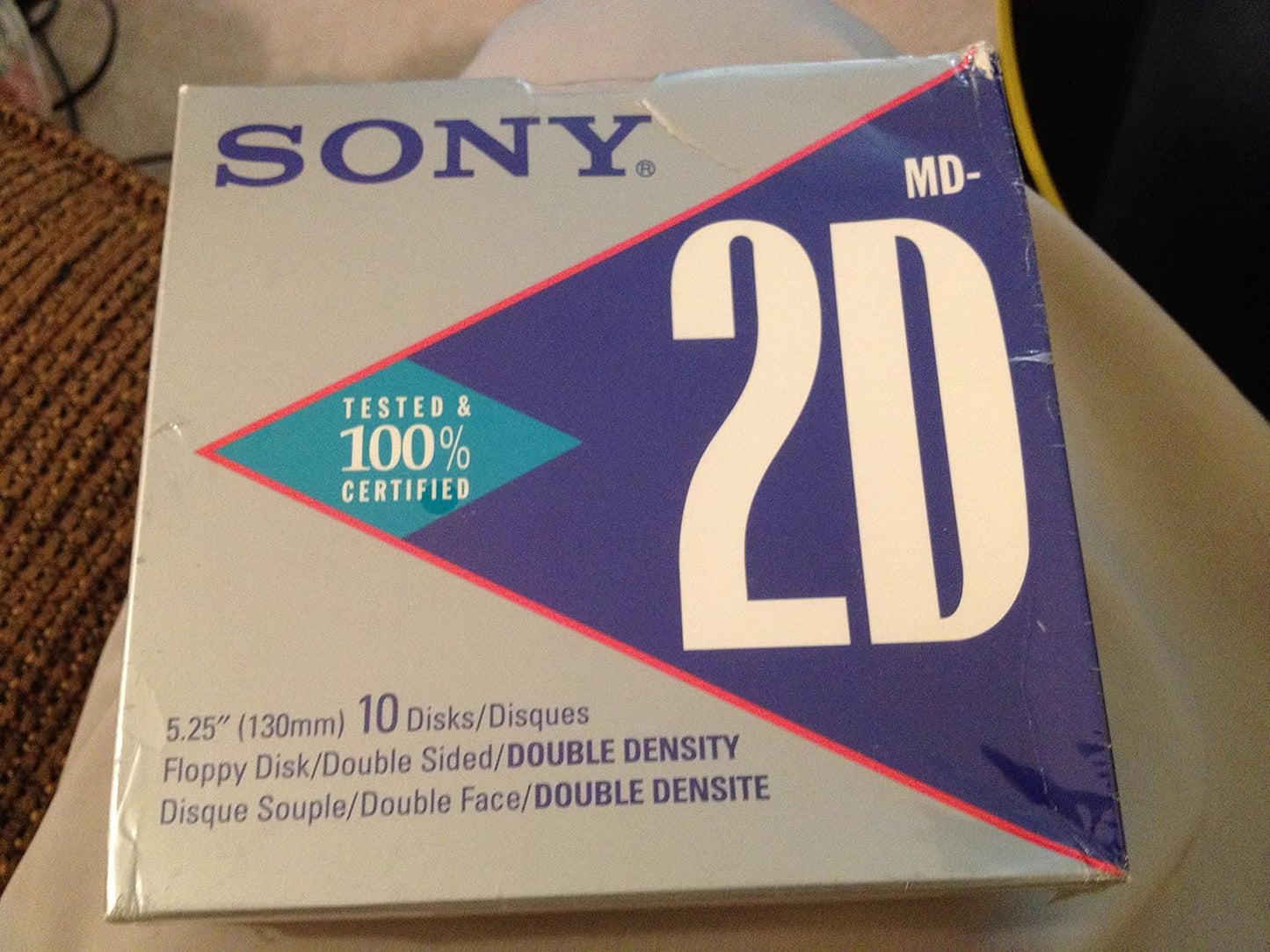Sony MD-2DA 5.25" Floppy Disks - 500KB (10-Pack)